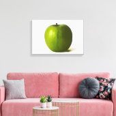 Groene appel 16,50x11 (41,25x27,5cm) waccna canvas afdruk (Insitu (Woonkamer))