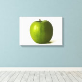 Groene appel 16,50x11 (41,25x27,5cm) waccna canvas afdruk (Insitu (Houten vloer))