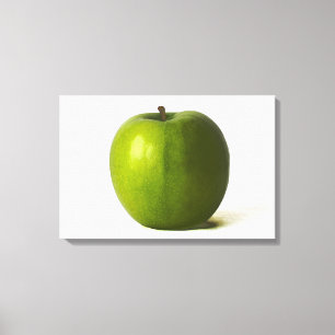 Groene appel 24x16 (60x40cm) waccna canvas afdruk