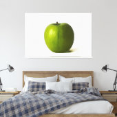 Groene appel 60x40 (150x100cm) waccna canvas afdruk (Insitu (Slaapkamer))