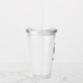 Groene appel acryl tumbler drinkbeker (Rechts)