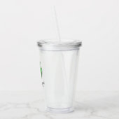 Groene appel acryl tumbler drinkbeker (Links)