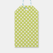 Groene appel baby shower cadeaulabel (Achterkant)