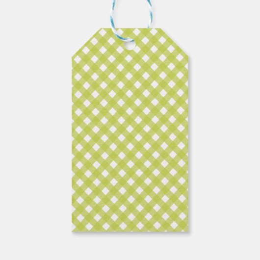 Groene appel baby shower cadeaulabel (Achterkant)