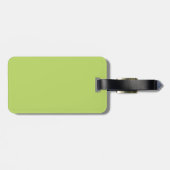 Groene Appel Egel Bagagelabel (Achterkant horizontaal)
