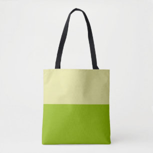 Groene appel en duik tote bag