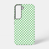 Groene appel fruit patroon samsung galaxy hoesje (Achterkant)