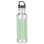 Groene appel fruit patroon waterfles  (Achterkant)