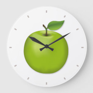 Groene appel grote klok