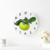 Groene appel grote klok (Huis)