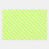 Groene appel inpakpapier set vel (Voorkant 3)
