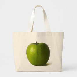 Groene appel jtcna grote tote bag