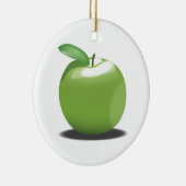 Groene appel keramisch ornament (Rechts)