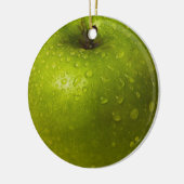 Groene appel keramisch ornament (Links)