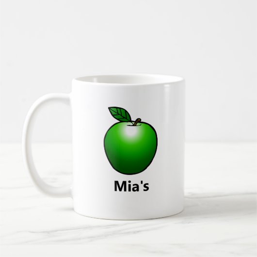 Groene Appel Klassieke Mok (Links)