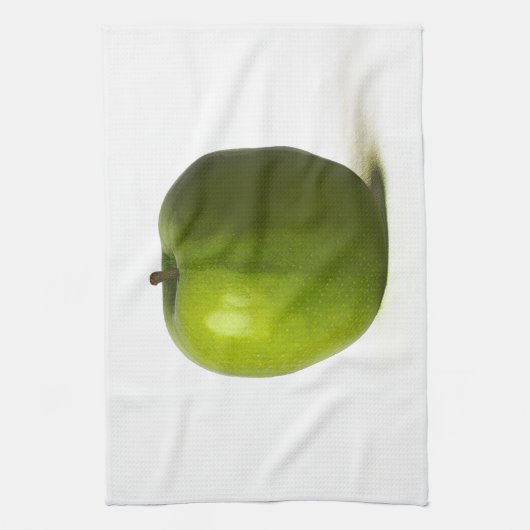Groene appel ktcna theedoek (Verticaal)