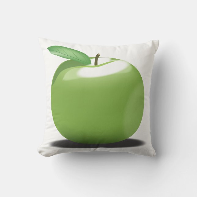 Groene appel kussen (Voorkant)
