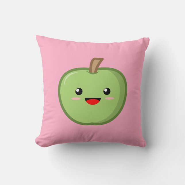 Groene appel kussen (Voorkant)