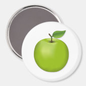 Groene appel  magneet (Voorkant / Achterkant)