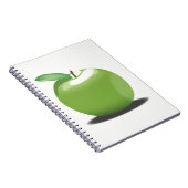 Groene appel notitieboek (Rechterzijde)