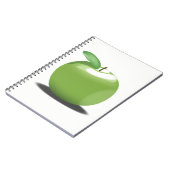 Groene appel notitieboek (Linkerzijde)