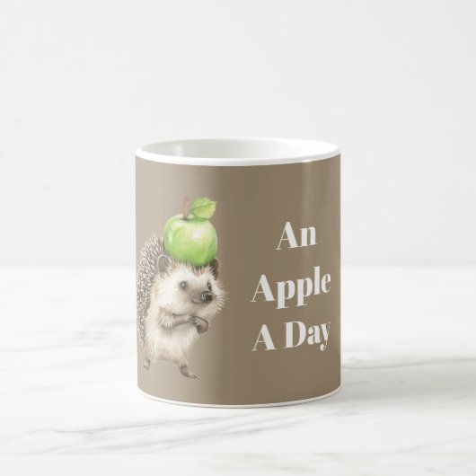 Groene appel per dag egel koffiemok (Center)