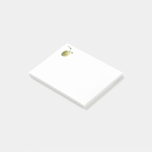 Groene appel post-it® notes (Schuin)