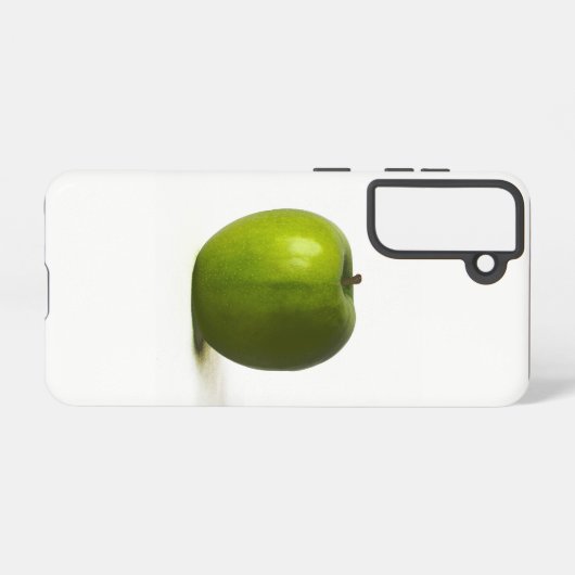 Groene appel signa samsung galaxy hoesje (Achterkant horizontaal)