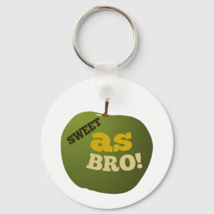 Groene appel SWEET AS BRO Sleutelhanger