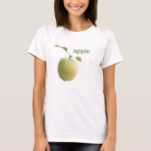 Groene appel t-shirt (Voorkant)