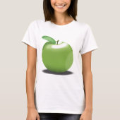 Groene appel t-shirt (Voorkant)