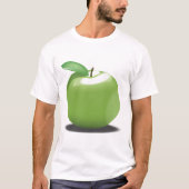 Groene appel t-shirt (Voorkant)