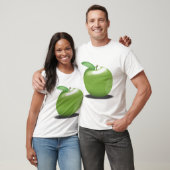 Groene appel t-shirt (Unisex)