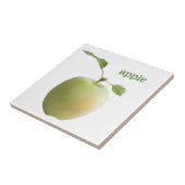 Groene appel tegeltje (Zijkant)