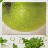 Groene appel theedoek (Gevouwen)