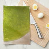 Groene appel theedoek (Quarter Fold)