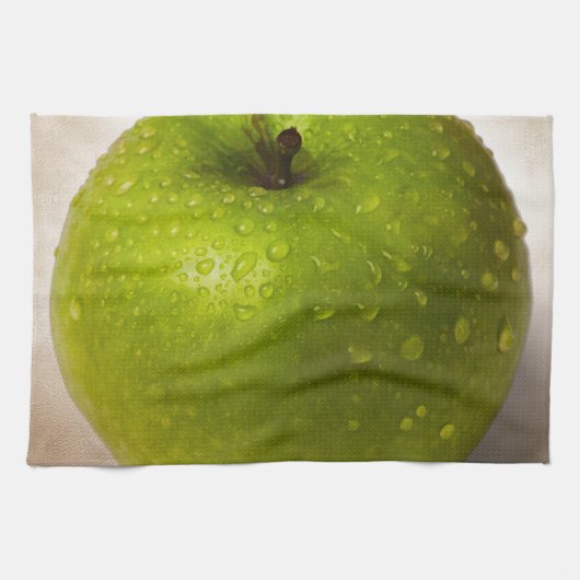 Groene appel theedoek (Horizontaal)