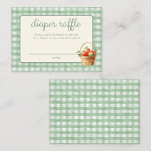 Groene Appel Van Onze Oog Baby Shower Luier Raffle