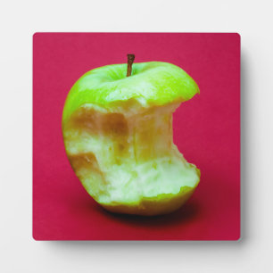 Groene appelbloem fotoplaat