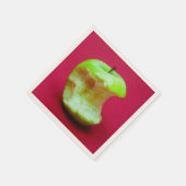 Groene appelbloem servet (Hoek)