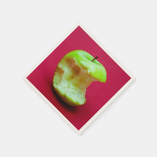 Groene appelbloem servet (Hoek)