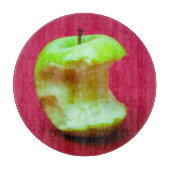 Groene appelbloem snijplank (Voorkant)