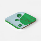 Groene appelboom papieren bordje (Gebogen)