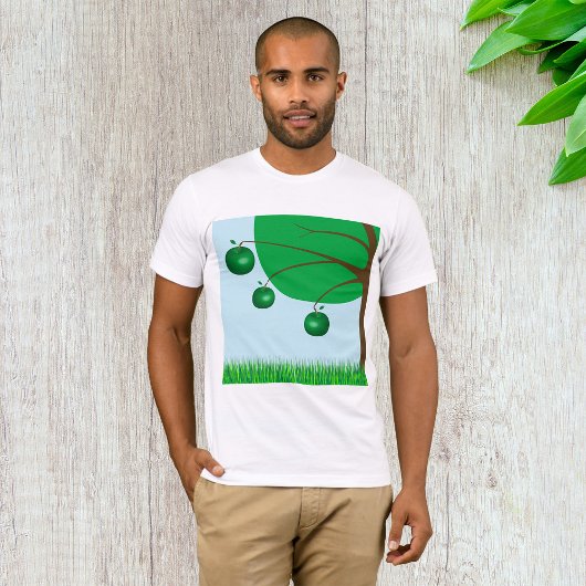 Groene appelboom t-shirt
