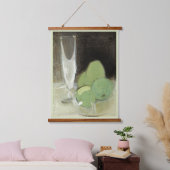 Groene appelen en champagne Glass, H.Schjerfbeck Hangend Wandkleed (Slaapkamer)
