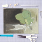 Groene appelen en champagne Glass, H.Schjerfbeck Tissuepapier (Craft)