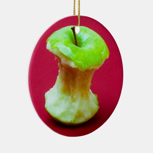Groene appelkern keramisch ornament (Rechts)