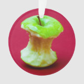 Groene appelkern ornament (voorkant)