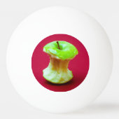 Groene appelkern pingpongbal (Achterkant)