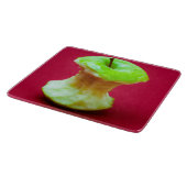 Groene appelkern snijplank (Hoek)